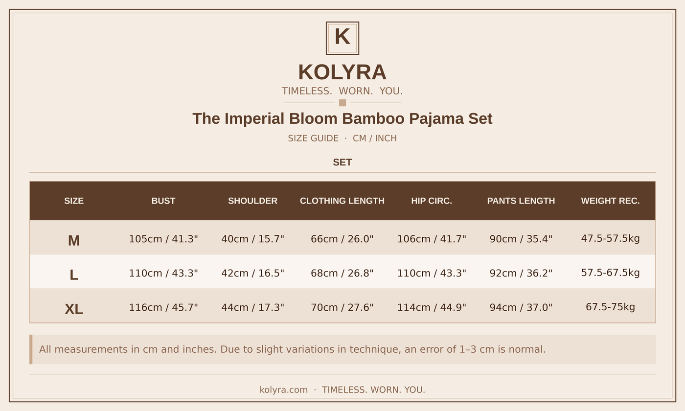 The Imperial Bloom Bamboo Pajama Set