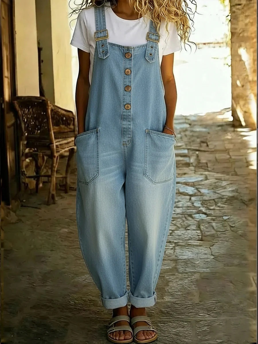 The Vintage Atelier Denim Jumpsuit