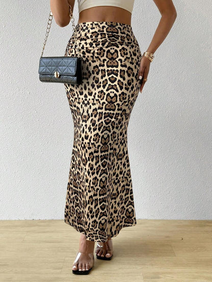 The Mermaid Plissé Knit Skirt