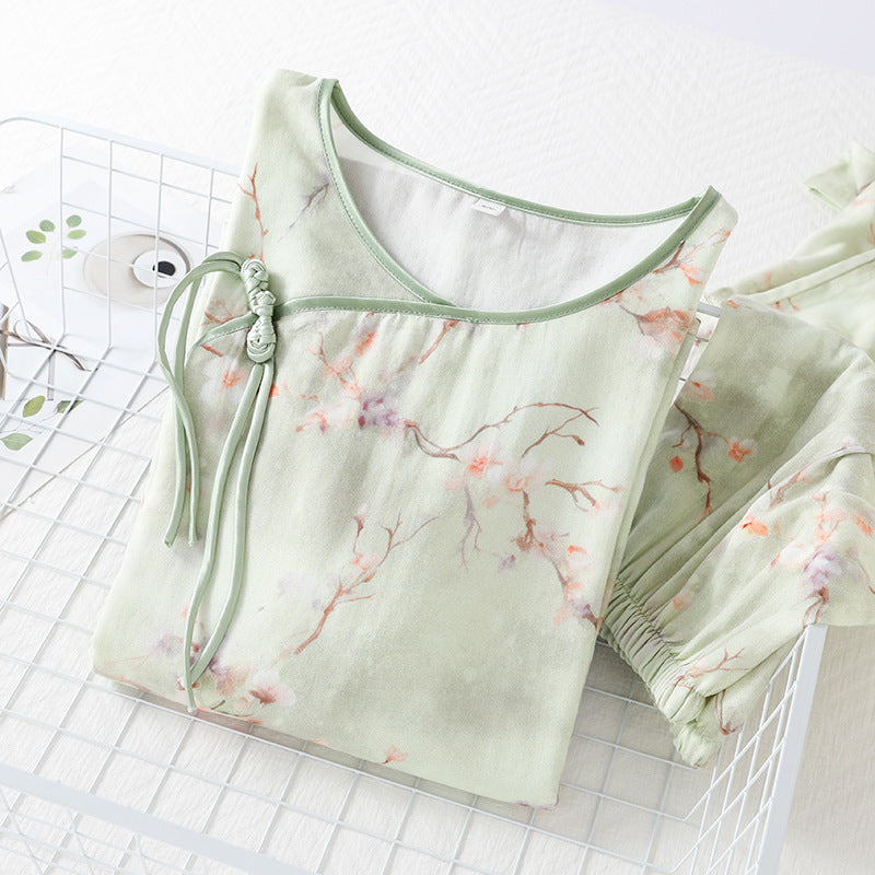The Imperial Bloom Bamboo Pajama Set