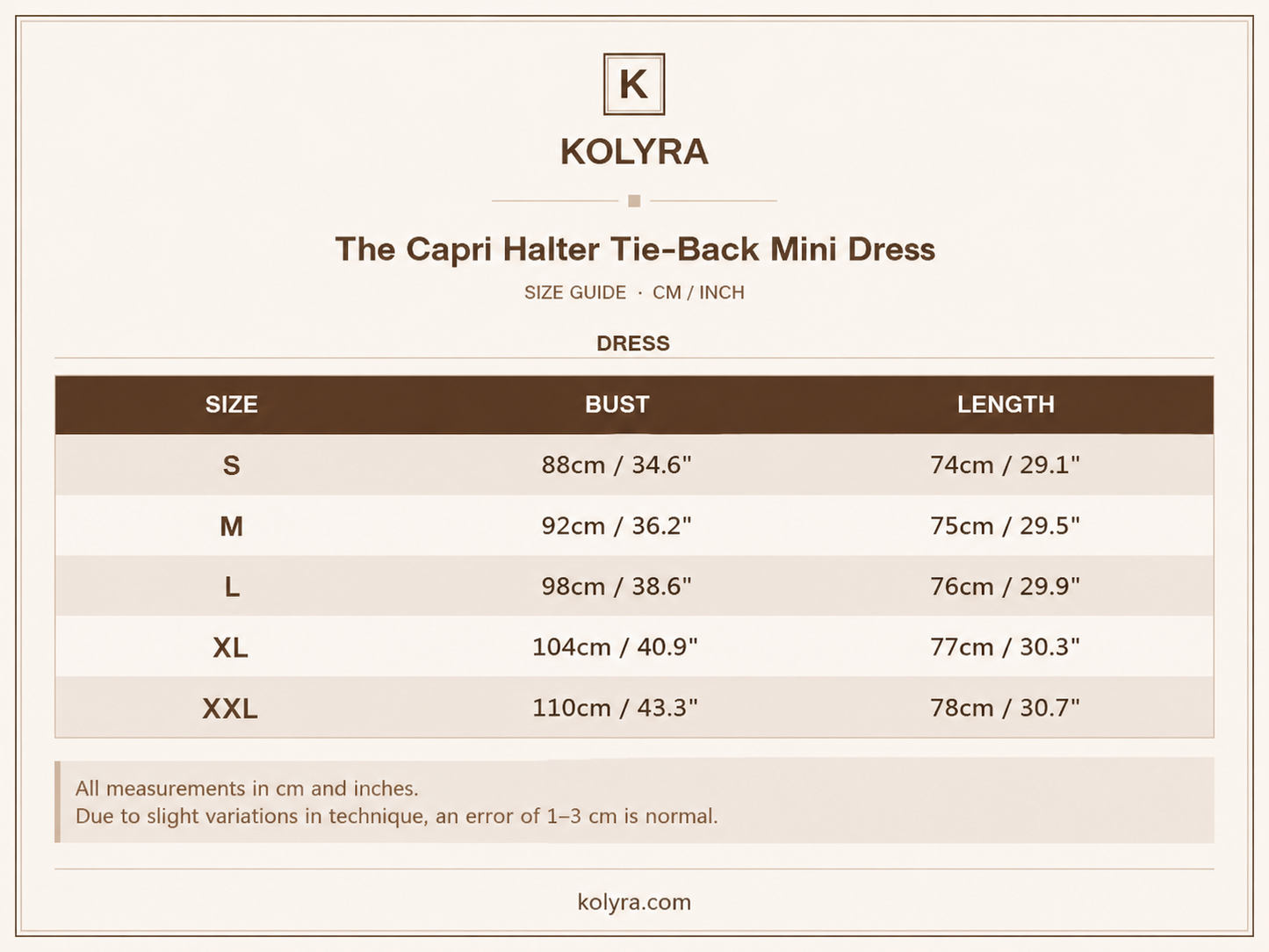 The Capri Halter Tie-Back Mini Dress