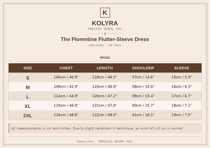 The Florentine Flutter-Sleeve Dress