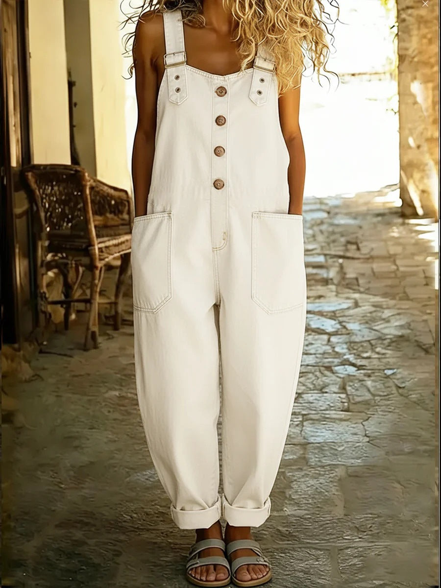 The Vintage Atelier Denim Jumpsuit