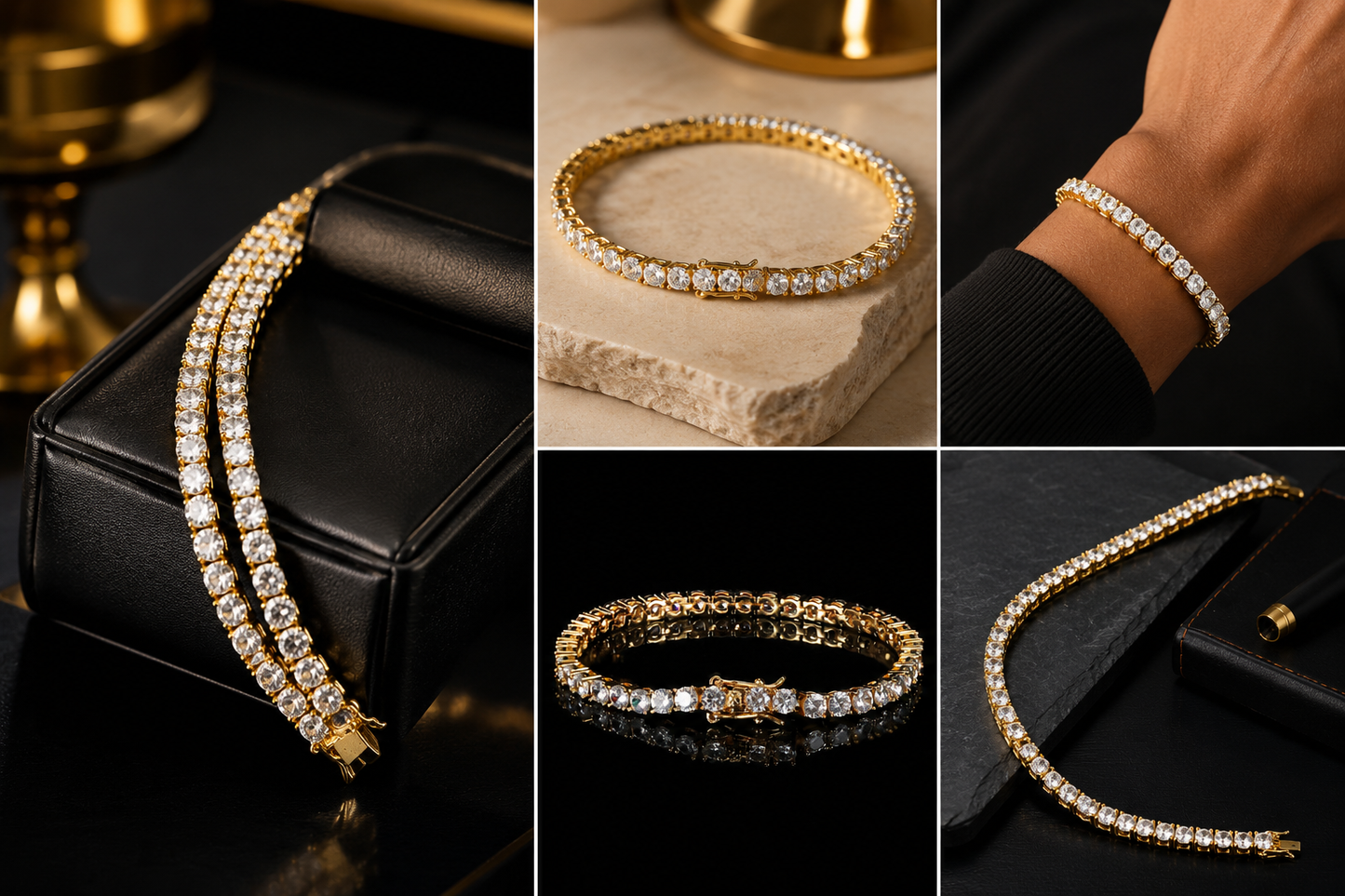 Kolyra Lumière Tennis Bracelet