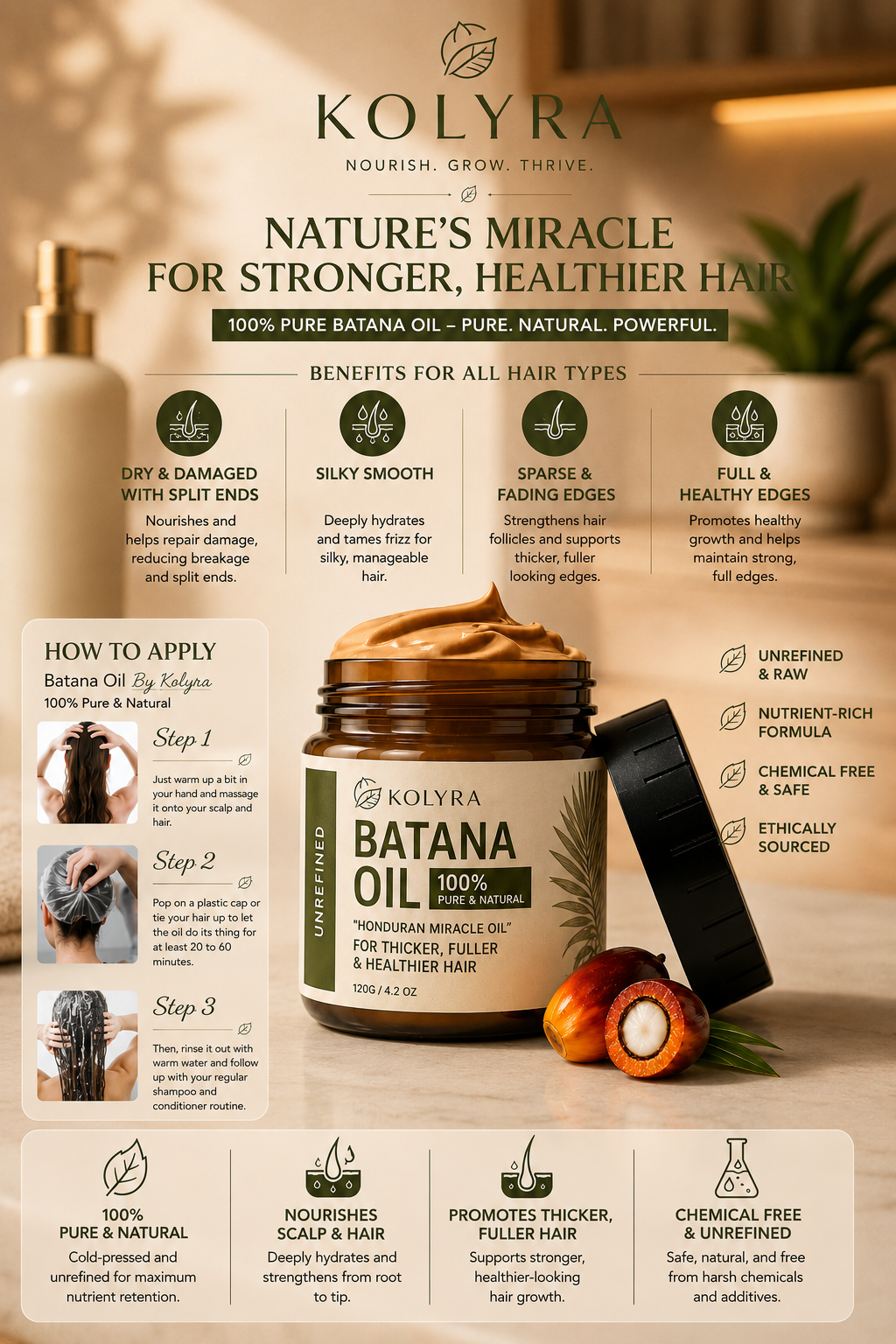 Batana Radiance Hair Treatment Oil