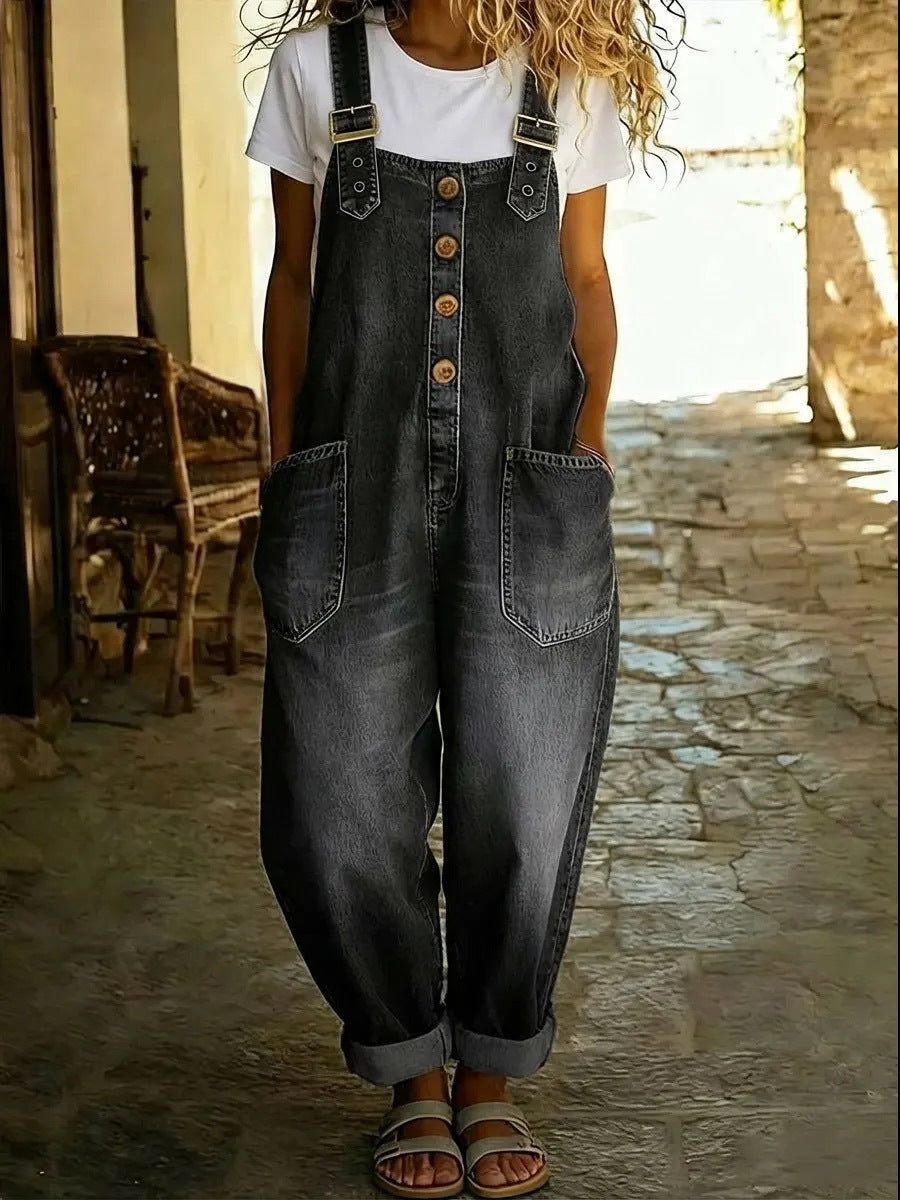 The Vintage Atelier Denim Jumpsuit