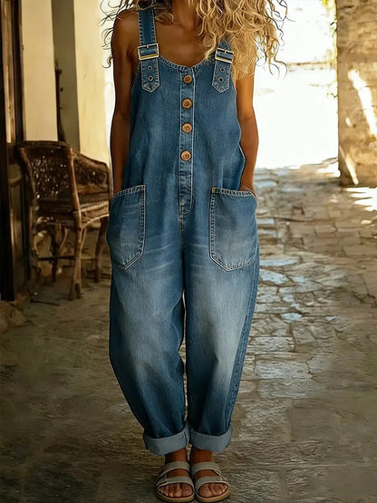The Vintage Atelier Denim Jumpsuit